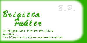 brigitta pukler business card